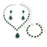 Fashion Jewelry Bridal Jewelry Suit Necklace Ear Stud Bracelet Three-piece Set